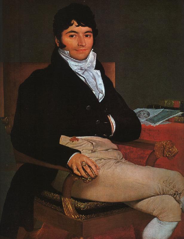 Jean-Auguste Dominique Ingres Portrait of M.Philibert Riviere oil painting image